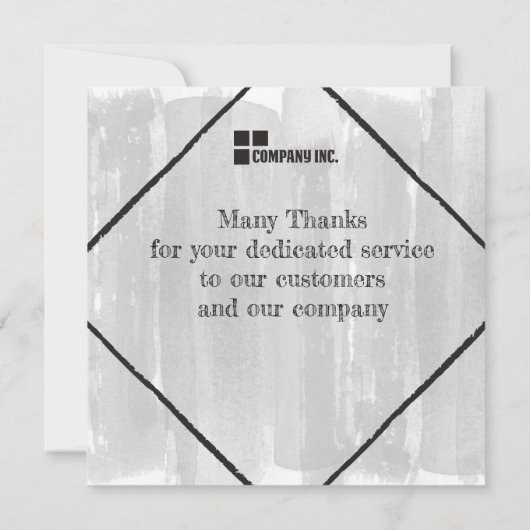 Medewerker van de maand erkenningskaart kaart (Achterkant)