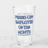 Medewerker van de maand Humor Glas (Voorkant)