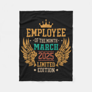 Medewerker van de maand maart 2025 Vintage Fleece Deken