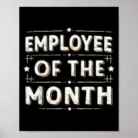 Medewerker van de maand Shirt Mannen Vrouwen Beste