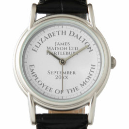 Medewerker van de maandentoekenningswacht horloge