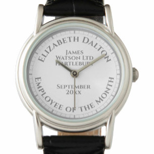 Medewerker van de maandentoekenningswacht horloge