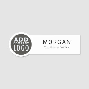 Medewerker van het bedrijf van de douane naamplaatje