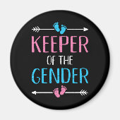 Medewerker van het geslacht onthult baby magneet (Voorkant)