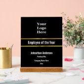 Medewerker van het Jaar en Uw Logo hier Sjabloon Acryl Bord (Huwelijk)