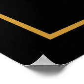 Medewerker van het jaar Foto Gold Award - Aangepas Poster (Hoek)