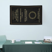 Medewerker van het jaar Gold Black Business Spandoek (Beurs)