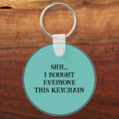 MEDEWERKER VAN HET JAAR Grappige aangepaste naam E Sleutelhanger (Achterkant)