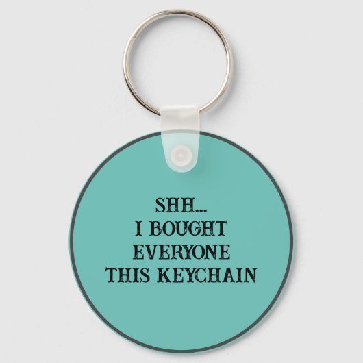 MEDEWERKER VAN HET JAAR Grappige aangepaste naam E Sleutelhanger (Achterkant)