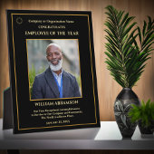 Medewerker van het jaar Photo Gold Personalize Awa Fotoplaat