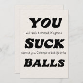 Medewerker Verlaat Kaart - Gefeliciteerd met nieuw (Voorkant / Achterkant)