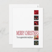 Medewerker Verry-kerstkaart Feestdagenkaart (Voorkant / Achterkant)