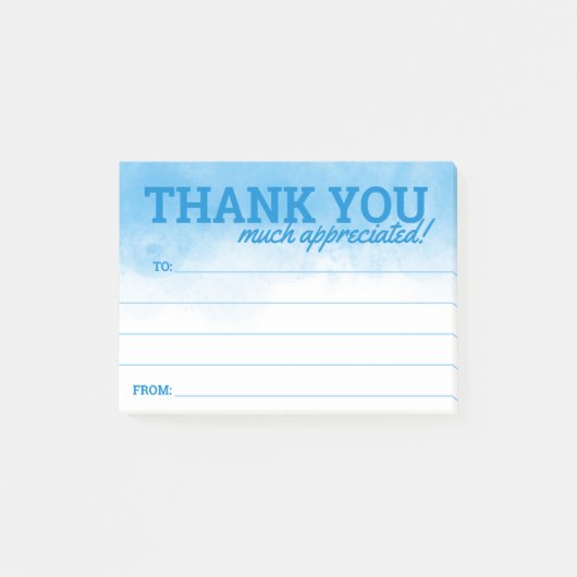 Medewerker voor erkenning van werknemers bedankt k post-it® notes (Voorkant)