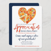 Medewerker Waardering Pizza Party Kaart (Voorkant / Achterkant)