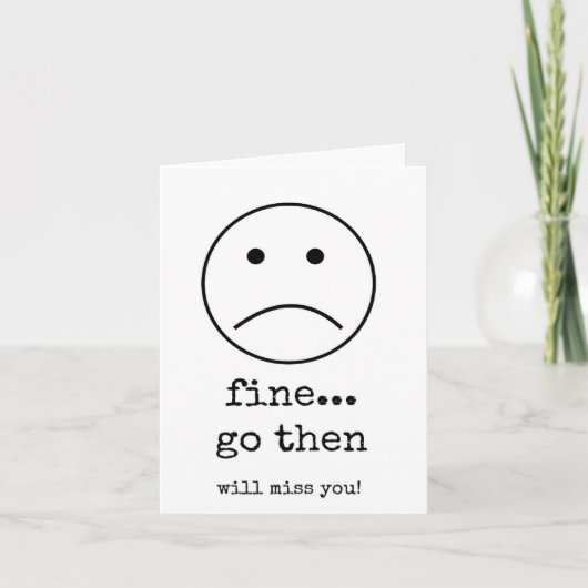 Medewerker, werknemer, personeel, weggaan, zal je kaart (Voorkant)