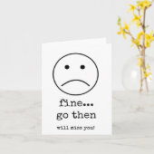 Medewerker, werknemer, personeel, weggaan, zal je kaart (Gele Bloem)