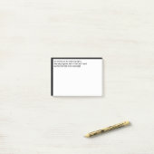 Medewerkers grappig Quote voor Werkplek Post-it® Notes (Op bureau)