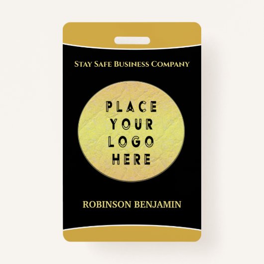 Medewerkers ID Zakelijke Logo Branding Aangepaste  Badge (Voorkant)