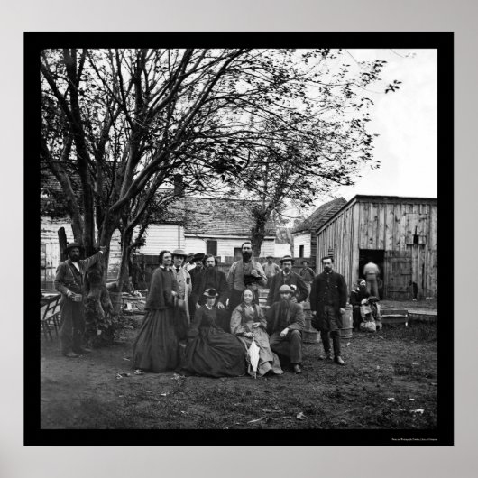 Medewerkers van de Commissie voor sanitaire zaken  Poster (Voorkant)