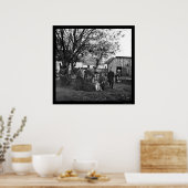 Medewerkers van de Commissie voor sanitaire zaken  Poster (Keuken)