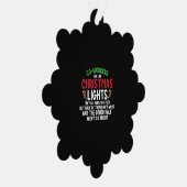 Medewerkers zijn als kerstlichten ornament kaart (Rechts)