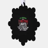 Medewerkers zijn als kerstlichten ornament kaart (Links)