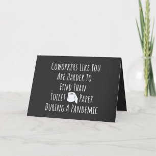 Medewerkers zoals jij zijn moeilijker te vinden feestdagen kaart