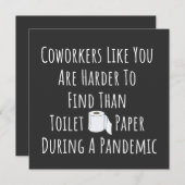 Medewerkers zoals jij zijn moeilijker te vinden kaart (Voorkant / Achterkant)