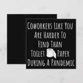 Medewerkers zoals jij zijn moeilijker te vinden save the date (Voorkant / Achterkant)