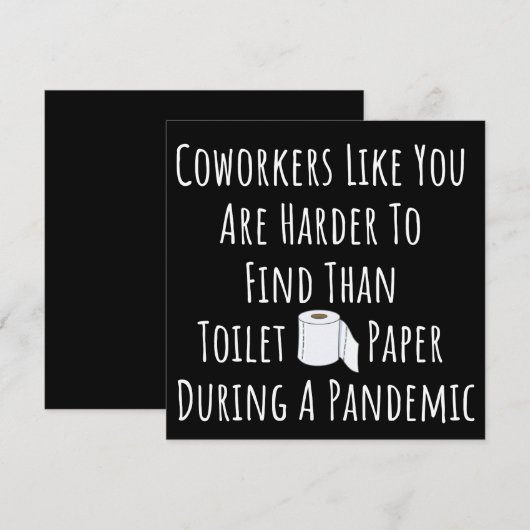 Medewerkers zoals jij zijn moeilijker te vinden save the date (Voorkant / Achterkant)