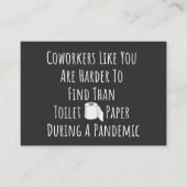 Medewerkers zoals jij zijn moeilijker te vinden visitekaartje (Voorkant)