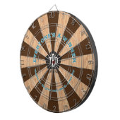 Medewerkerserkenning verloving prijs dart board dartbord (Voorkant Rechts)