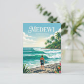 Medewi Indonesië Briefkaart (Staand voorkant)