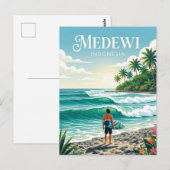 Medewi Indonesië Briefkaart (Voorkant / Achterkant)