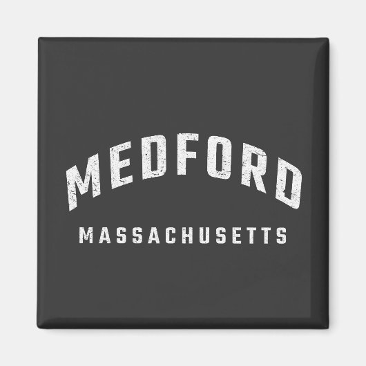 Medford Massachusetts MA Magneet (Voorkant)