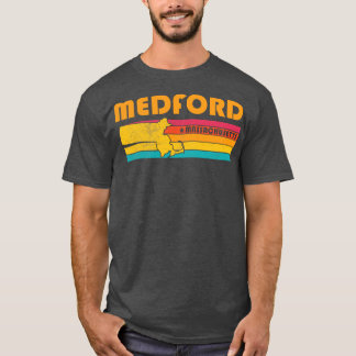 Medford Massachusetts Vintage Verdrietig Souvenir T-shirt