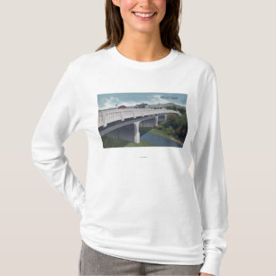 Medford, Oregon - Beer Creek Bridge Uitzicht T-shirt