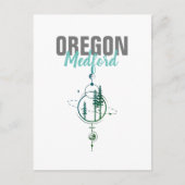 Medford Oregon Geometric Trees Briefkaart (Voorkant)
