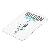 Medford Oregon Geometric Trees Magneet (Linkerzijde)