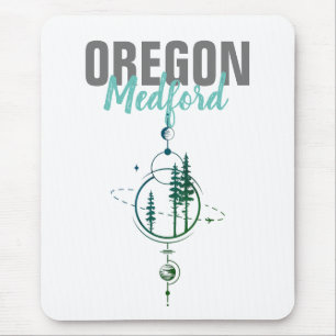 Medford Oregon Geometrische Bomen Muismat