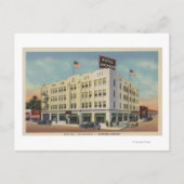 Medford, Oregon - Hotel Jackson Uitzicht met Old Briefkaart (Voorkant)