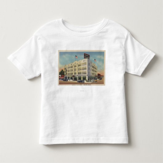 Medford, Oregon - Hotel Jackson Uitzicht met Old Kinder Shirts (Voorkant)