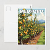 Medford Oregon Reisansichtkaart Briefkaart (Voorkant / Achterkant)