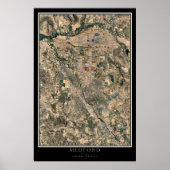 Medford Oregon Satellite Poster Map (Voorkant)