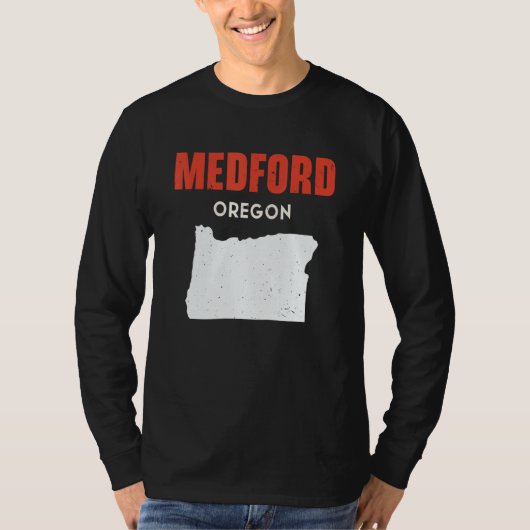 Medford Oregon USA State America Travel Oregonian T-shirt (Voorkant)