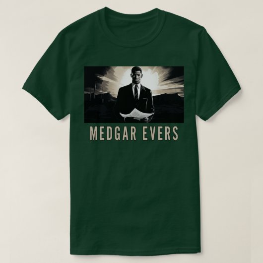 Medgar Evers T-shirt (Design voorkant)