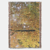 Medi oktober bomen 2 Gooi Deken (Voorkant Verticaal)