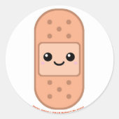 Medi Pals Bandage Ronde Sticker (Voorkant)