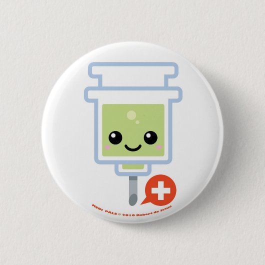 Medi Pals Naaldje Ronde Button 5,7 Cm (Voorkant)