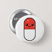 Medi Pals Pill Ronde Button 5,7 Cm (Voorkant /achterkant)